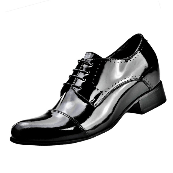 Chaussures d'ascenseur LAZZATE + 7CM pour hommes