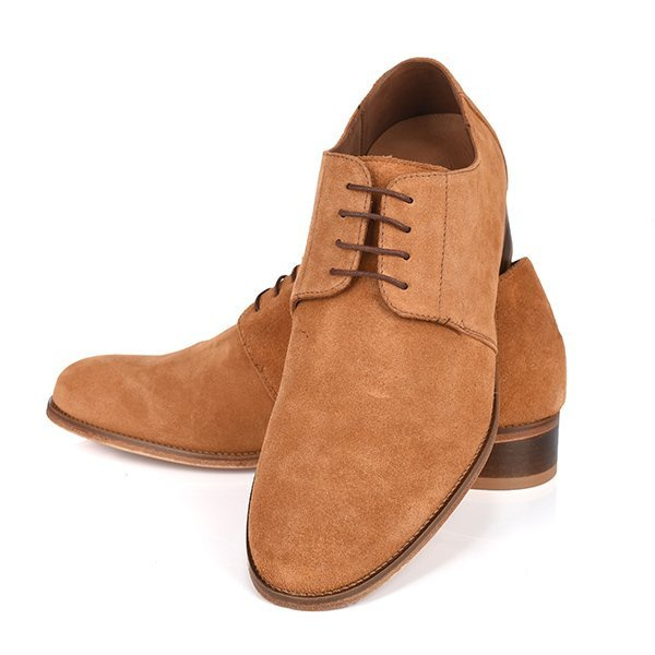 Souliers élévateurs SONDRIO homme sur semelle cuir + 7CM